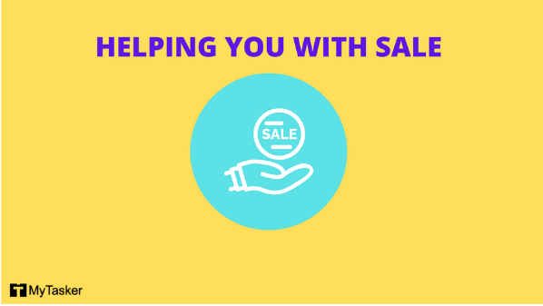 helping you with sale